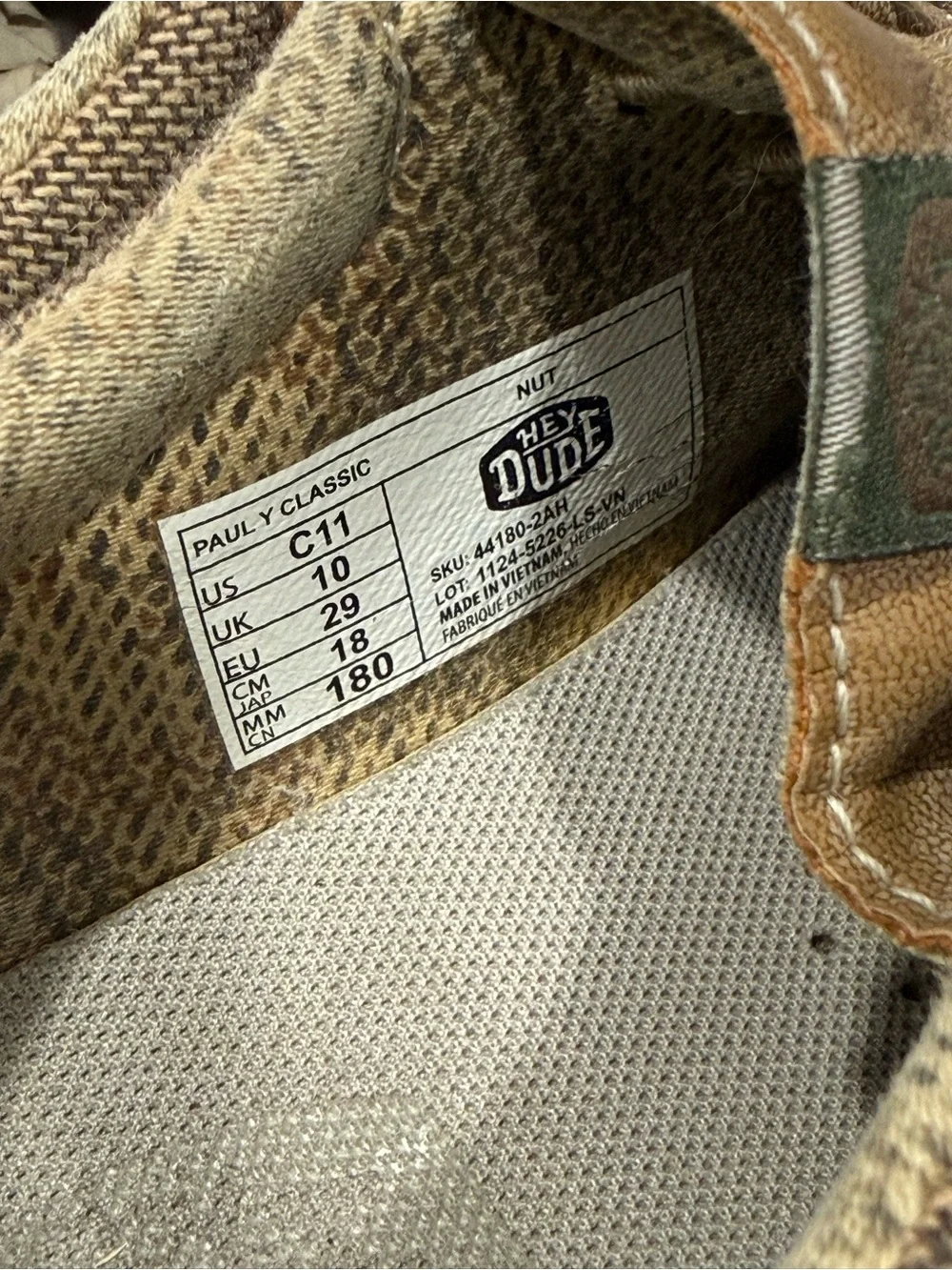 Hey Dude Kids Brown Slip-On Moccasins